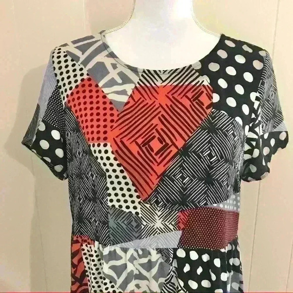 Anthropologie Lili’s Closet Geometric Shift Dress - Picture 3 of 7